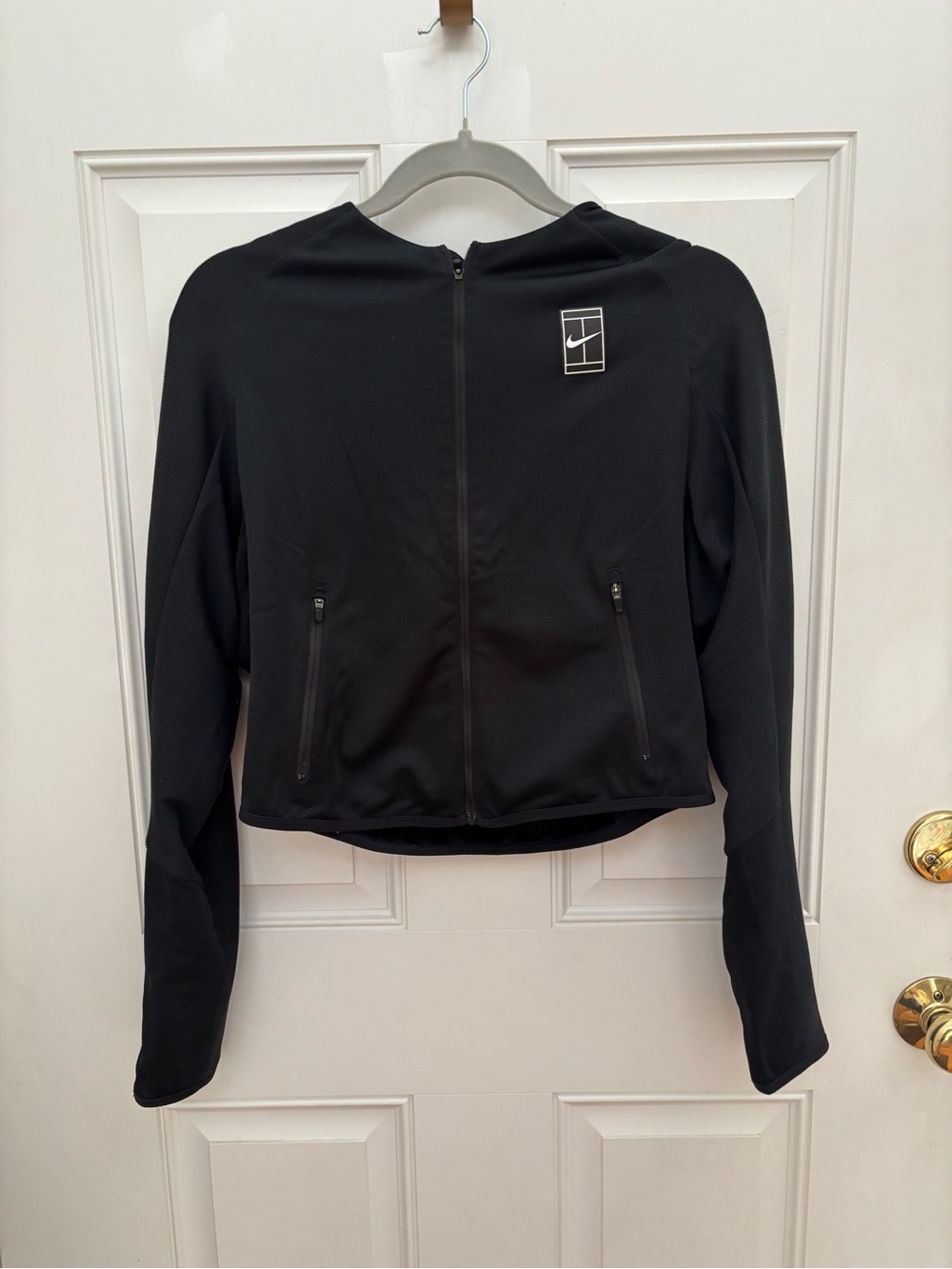 Nike Black Full-Zip Utility Jacket with Zip Pockets